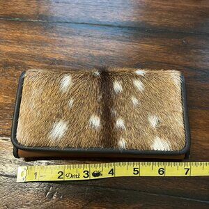 Lucchese Axis Deer hide Wallet!! Never used!